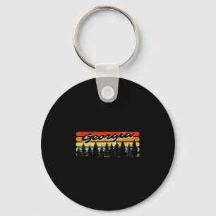Georgia Forest Sunset Trees Cabin Theme Souvenir Key Ring
