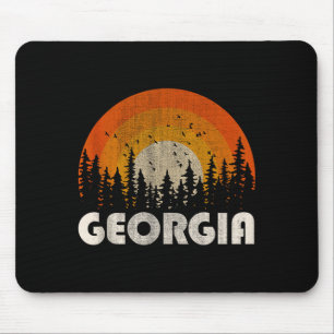 Georgia - funny nature vintage hiking 60s 70s 80s mouse pad