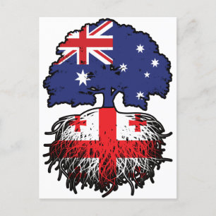 Georgia Georgian Australian Australia Tree Roots Postcard