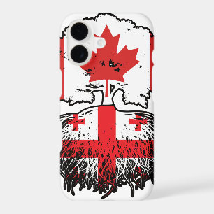Georgia Georgian Canadian Canada Tree Roots Flag