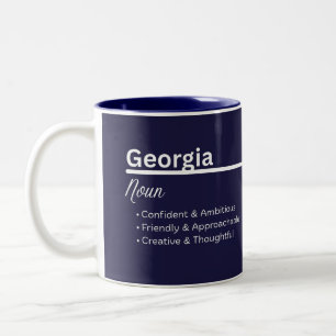 Georgia Girl Personalized Name Meaning Mug