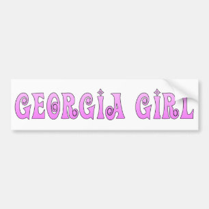 Georgia Girl Pink Bumper Sticker