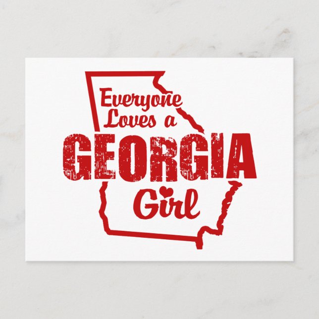 Georgia Girl Postcard (Front)