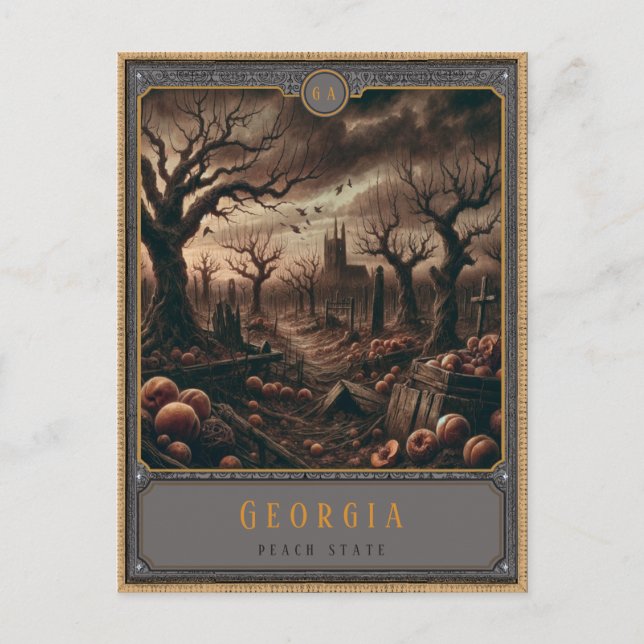 Georgia | Gothic Art Postcard (Front)