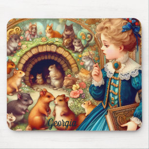 GEORGIA ~ HAPPY BIRTHDAY Vintage Girl ~ Mouse Pad