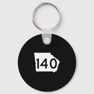 Georgia Highway 140 Sign Ga-140 State Hwy Key Ring