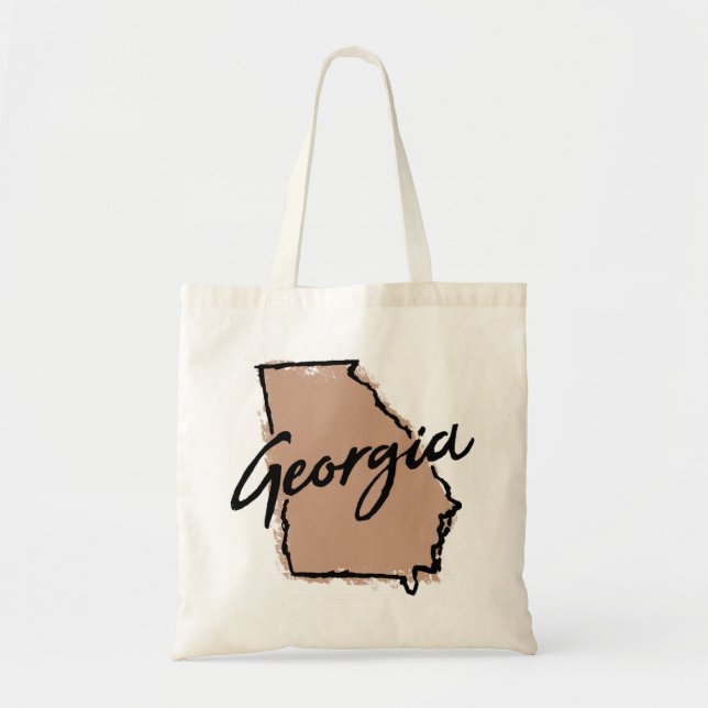 Georgia Hoodie Tote Bag (Front)