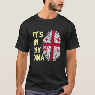 Georgia In My Dna Georgian Flag Team Georgia 1 T-Shirt