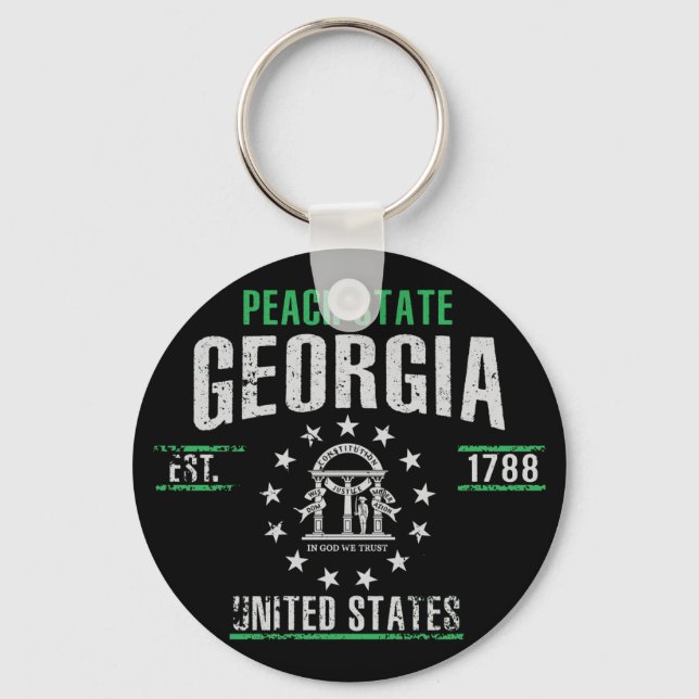 Georgia Key Ring (Front)