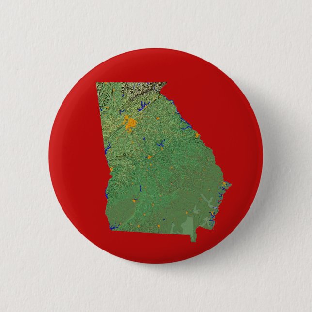 Georgia Map Button (Front)