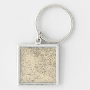 Georgia Map by Arrowsmith Key Ring