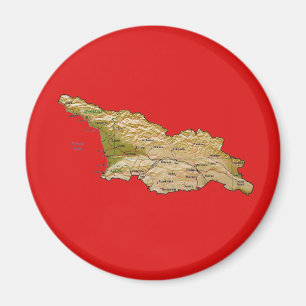 Georgia Map Magnet