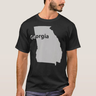 Georgia Map Outline State Home Pride Gift  T-Shirt