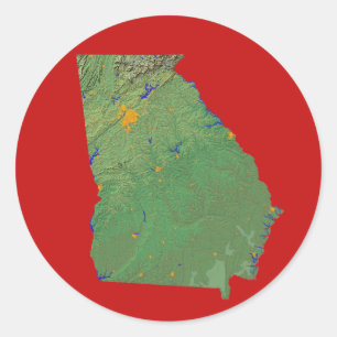 Georgia Map Sticker