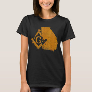 Georgia Masons Grand Lodge F&am Glofga Father's Da T-Shirt