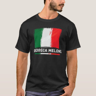 Georgia Meloni- Italian Hero Flag T-Shirt