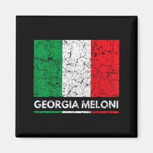 Georgia Meloni Italian Hero Italy Flag  Magnet