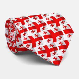 Georgia Nation Flag Tie