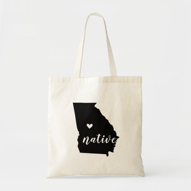 Georgia Native State Tote Bag (Front)