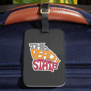 Georgia Nickname Word Art Luggage Tag