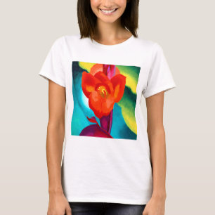 Georgia O Keeffe Red Canna T-Shirt