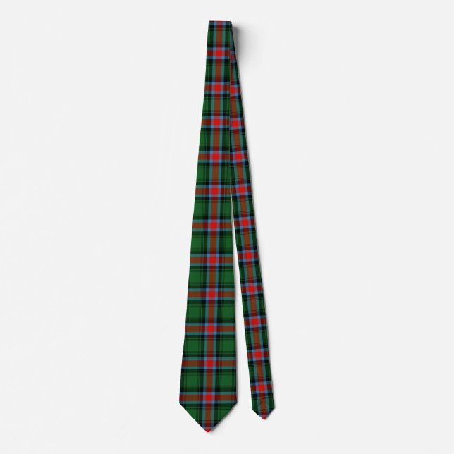 Georgia official state tartan tie (Front)