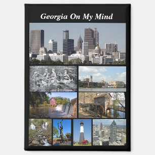 Georgia on my mind magnet