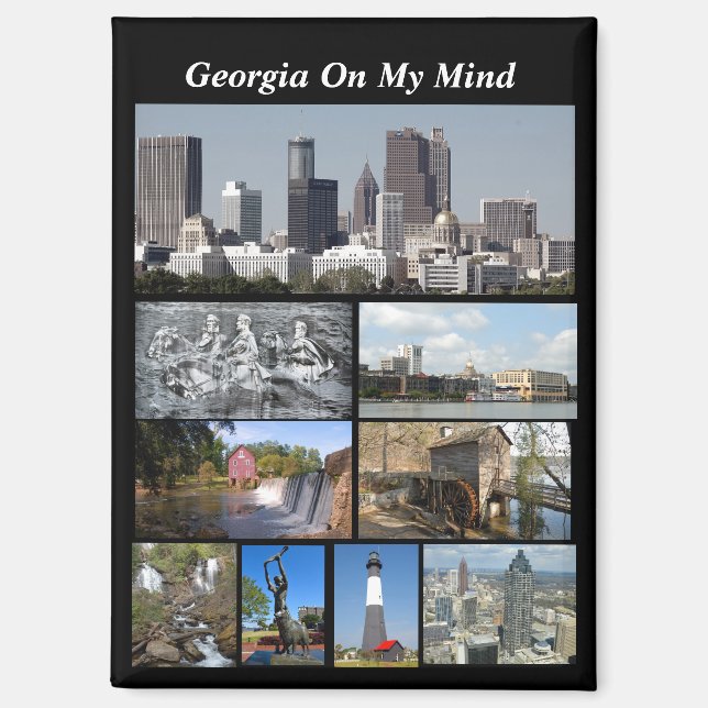 Georgia on my mind magnet (Front)