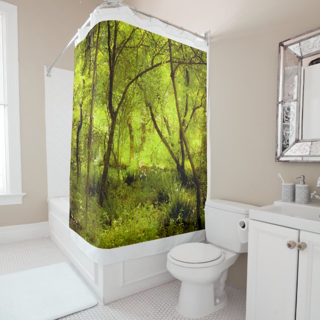 GEORGIA ON MY MIND Shower Curtain (In Situ)