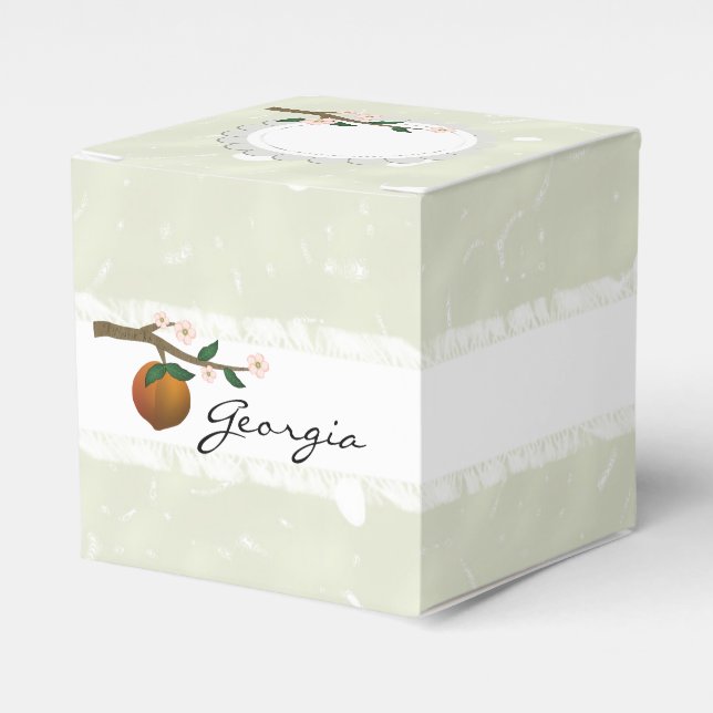 Georgia Peach Favour Box (Front Side)