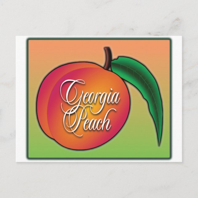 Georgia Peach Postcard (Front)