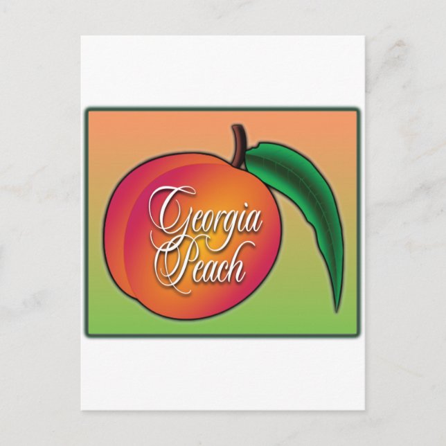 Georgia Peach Postcard (Front)