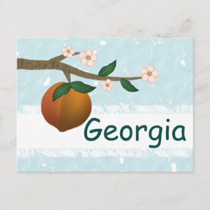 Georgia Peach Postcard