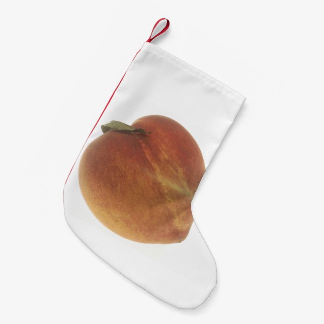 Georgia Peach Small Christmas Stocking (Front (Hanging))