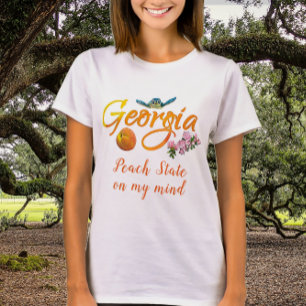 Georgia Peach State On My Mind T-Shirt