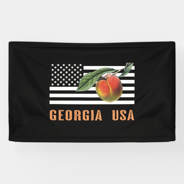 Georgia Peaches Banner (Horizontal)