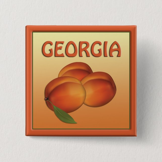 Georgia Peaches Button (Front)