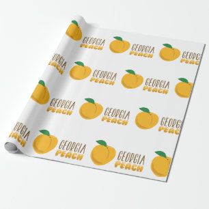 Georgia Peaches Wrapping Paper