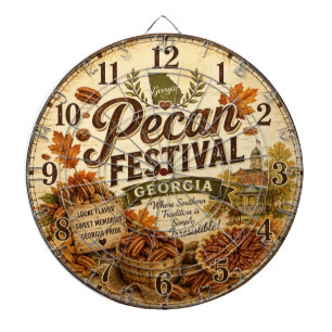 Georgia Pecan Festival Southern Harvest Dartboard