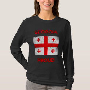Georgia Proud, Flag of Georgia, Country of Georgia T-Shirt