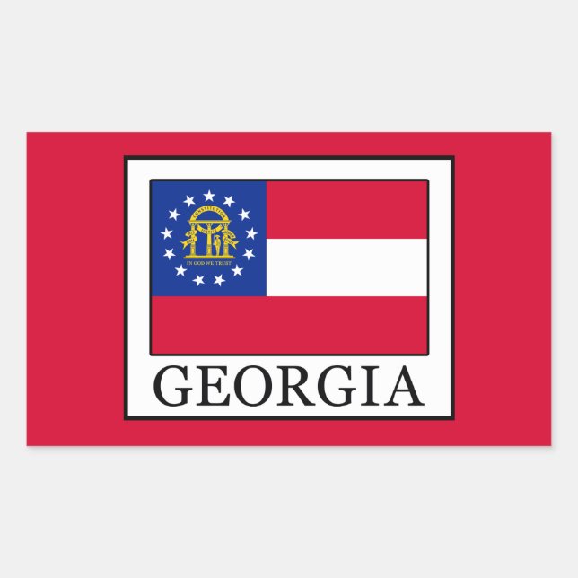 Georgia Rectangular Sticker (Front)