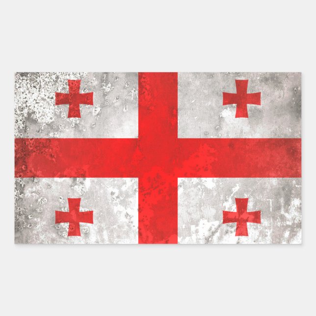 Georgia Rectangular Sticker (Front)