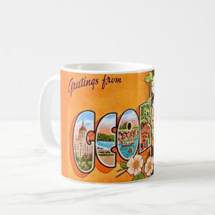 Georgia Retro Postcard Mug