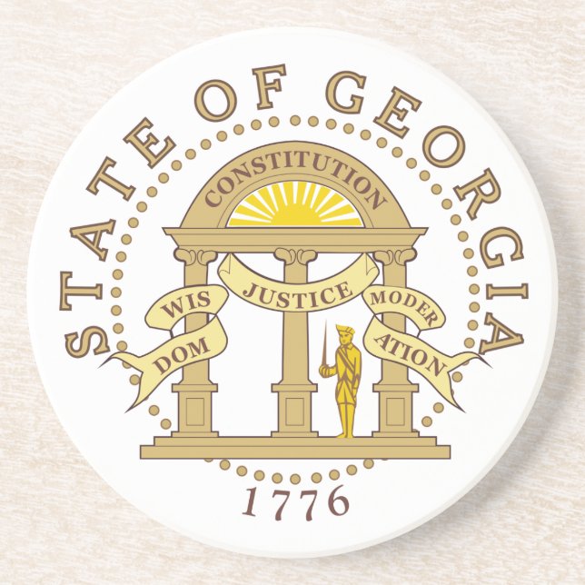 Georgia sign coaster (Front)
