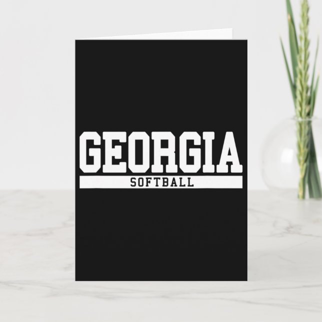Georgia Softll _1  Card (Front)