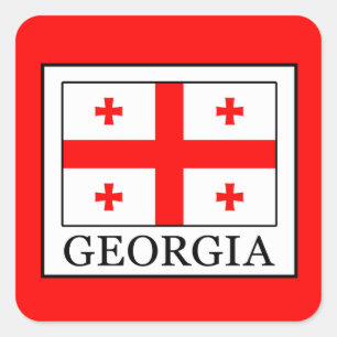 Georgia Square Sticker
