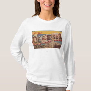 Georgia (State Capital) - Large Letter Scenes T-Shirt