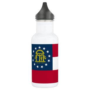 Georgia State Flag 532 Ml Water Bottle