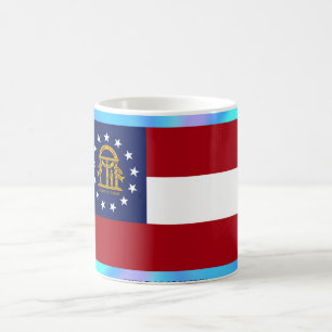 Georgia State Flag Coffee Mug