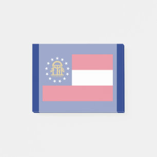 Georgia State Flag Design Post-it Notes